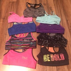 Girls sports bras size 10/12